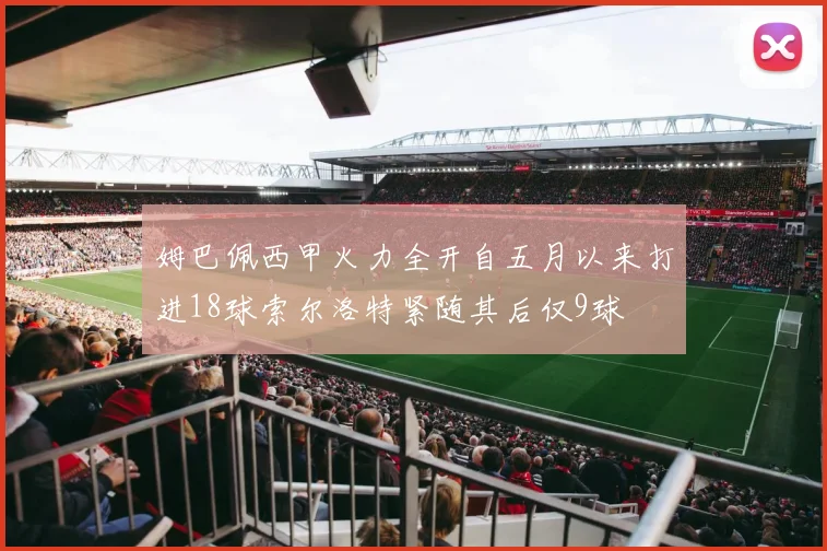 姆巴佩西甲火力全开自五月以来打进18球索尔洛特紧随其后仅9球